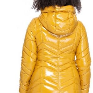 Mustard Puffer Coat